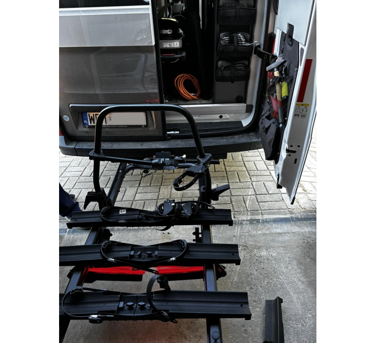 Bagażnik platforma rowerowa na hak SPINDER SL3 | przesuwny i składany